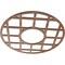 Ekena Millwork O'Neal Wood Fretwork Pierced Ceiling Medallion, Walnut, 20"OD x 7 1/4"ID x 1/4"T CMWP20X20X0250ONWA - alternate 5